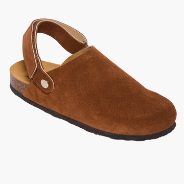 Plakton Clog – Blake Dark Brown Suede